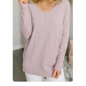 Soft Purple Oversized Sweater